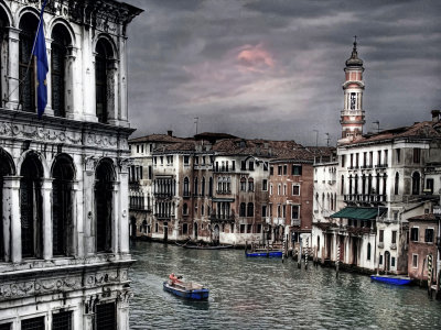 Grand Canal and barge