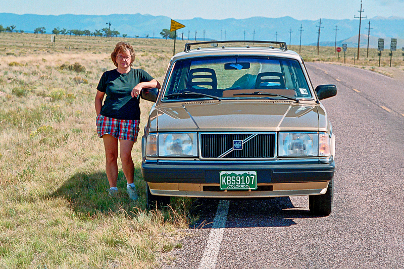 Dotty and 1987 Volvo - 1997