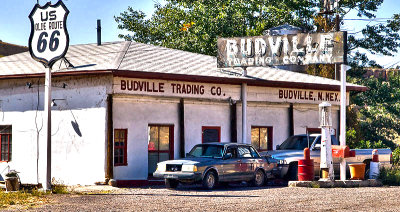 Budville, NM boasts the The Budville Trading Company Building, Circa 1938