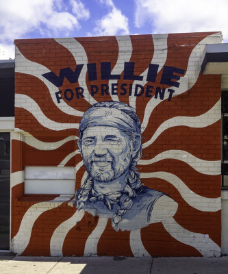 Willie for President. Who else but Willie Nelson.
