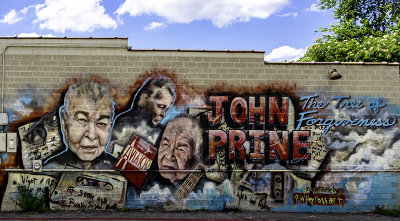 John Prine Mural by Wiley Ross. 