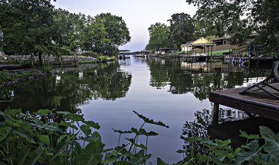 The view from Leisure Landing RV park, Hot Springs, AR