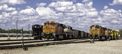 Teague, Texas railyard