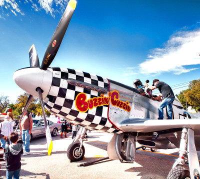 P51 Mustang at the Georgetown,  Texas Airshow