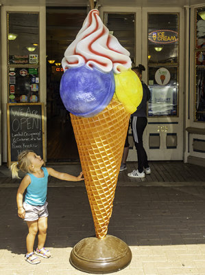 Ice cream cones are for little girls.