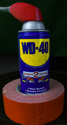 Handyman's ode, if it moves and it shouldn't, use duct tape. If it doesn't move and it should, use WD-40