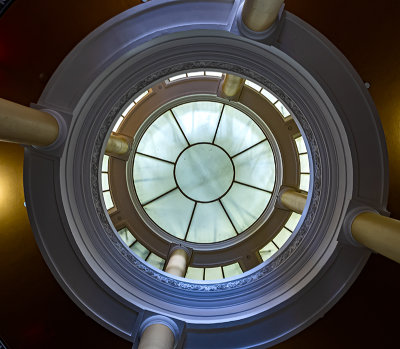 Georgetown Historic Courthouse rotunda ceiling