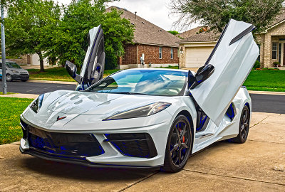 2022 Corvette Stingray convertible in my driveway (5/3/22)