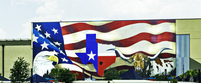 Mural at the Kalahari water Park, Round rock, TX.