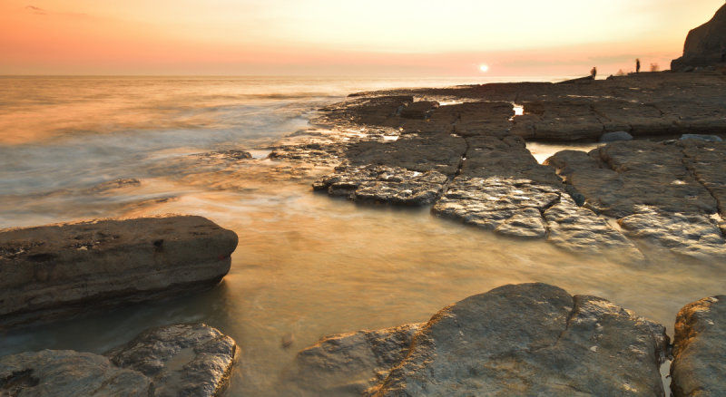 Ghosts on the rocks.