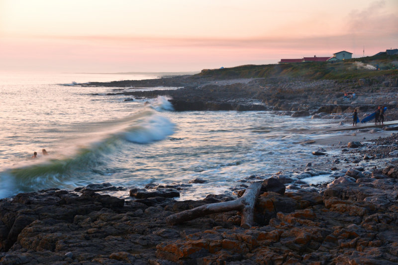 Surf and BBQs.