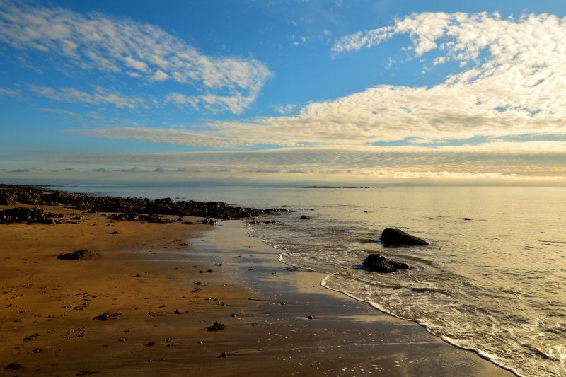 Langland Bay, low tide.