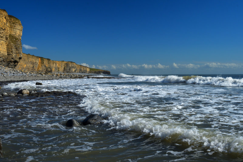 The cliffs at Llantwit Major.
