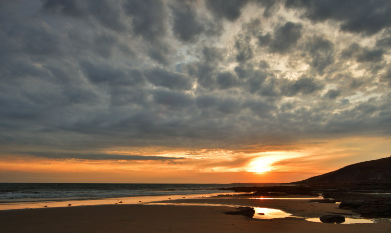 July sunset.