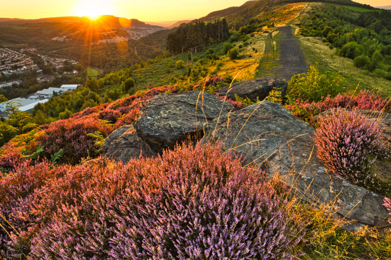 Cynon Valley sunset.
