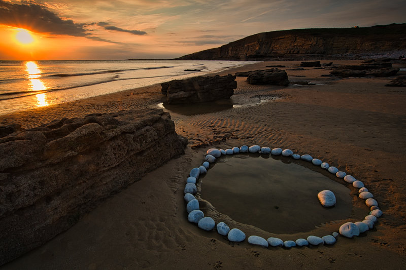 Waiting for the tide.