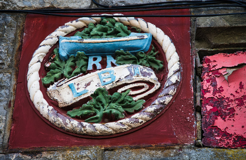 Plaque on the original Mumbles Lifeboat Station.