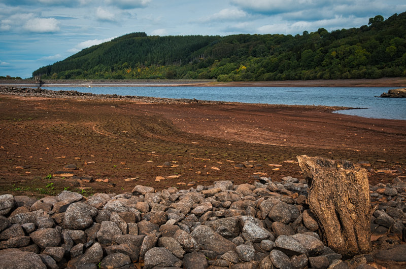 Old walls appearing once again at Talybont.