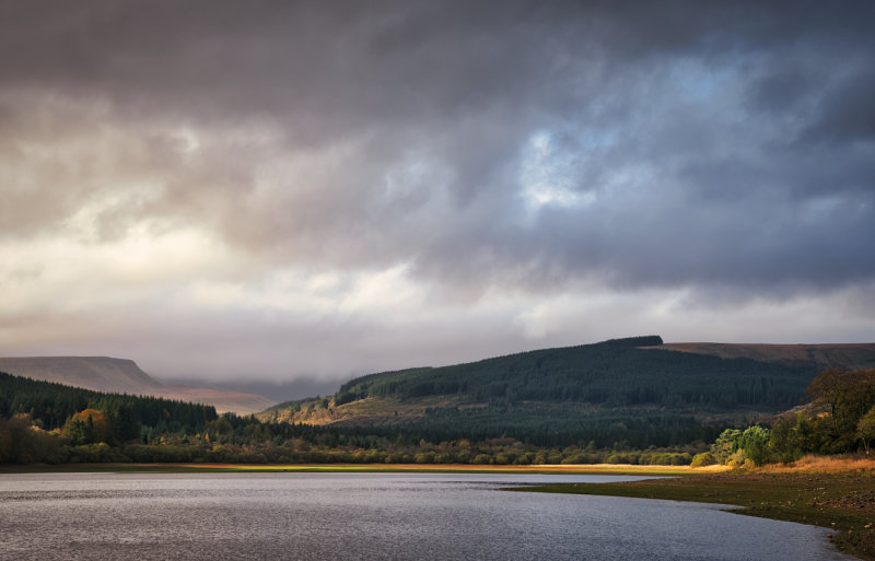 Pen-y-Fan, lost in the clouds.