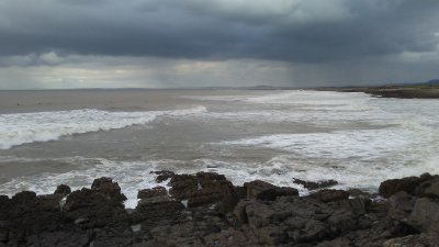 Surf at Rest Bay, Porthcawl