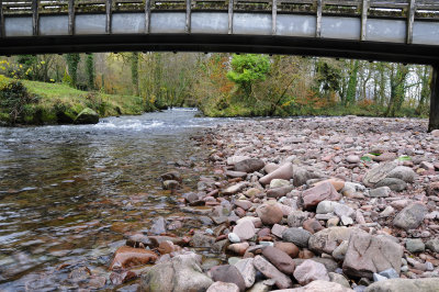 Afon Tawe and tributary, Craig-y-Nos