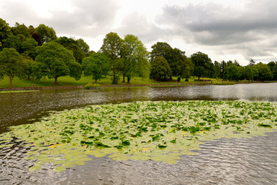 Lake at Cyfartha Park, Merthyr Tydfil.