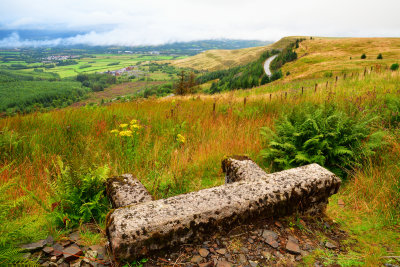 Another view towards Tower Colliery showing the main Rhigos to Rhondda road.