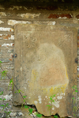 Here Lyeth Ye Body of Evan Roberts who dyed 1733 Aged 52. Llanwonno Church graveyard.