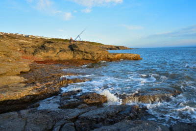 At high tide this is a popular fishing venue.