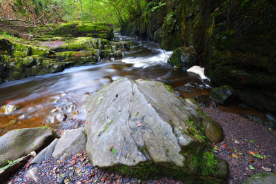 Turtle shaped rock, Pontneddfechan.