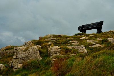 Porthcawl. The empty seat.