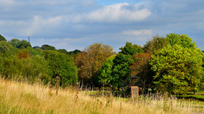 Looking towards the Bwllfa Colliery site.