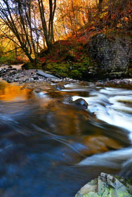 Looking upstream from the Farewell Rock.