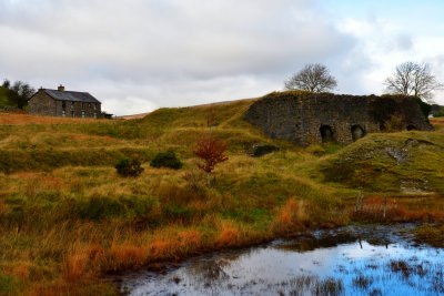 Pen-y-Foel lime kilns.