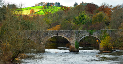 Late 18th century bridge over the River Usk.