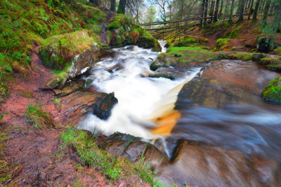 Upper Blaen y Glyn waterfalls, Brecon Beacons.
