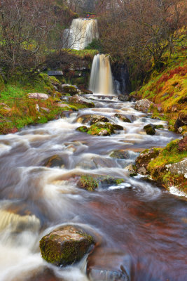 Upper Blaen y Glyn waterfalls, Brecon Beacons.