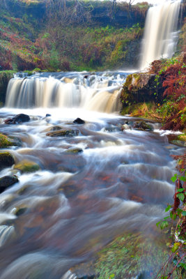 Upper Blaen y Glyn waterfalls, Brecon Beacons.