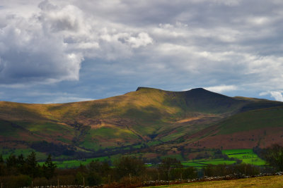 Light and shade on Pen-y-Fan.