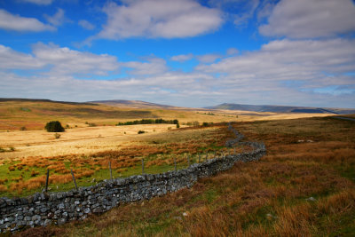 Looking towards Pen-y-Fan from the side of the A4059 road.