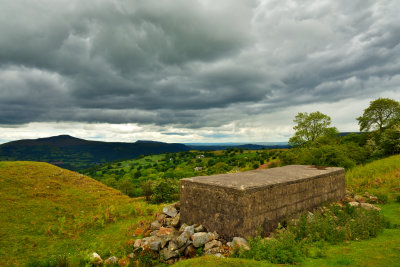 Llangatwg Quarry, one of the few remaining structures.