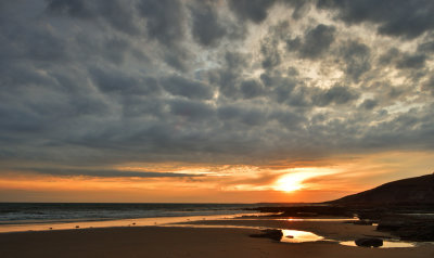 July sunset.