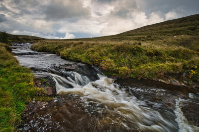 Afon Llia, between the showers.