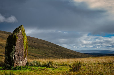 Maen Llia and September showers.