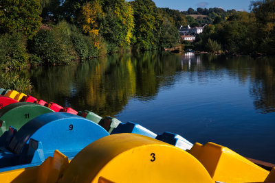 The Promenade, Brecon and the River Usk.