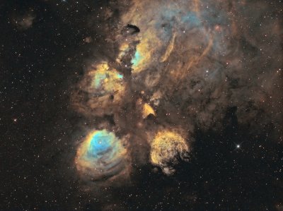 NGC 6334 - Cat's Paw Nebula in Scorpius