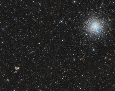 NGC 6752, NGC 6769, NGC 6770 and NGC 6771 in Pavo
