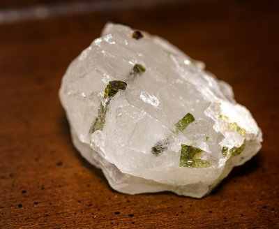 Tourmaline - reverse side of specimen