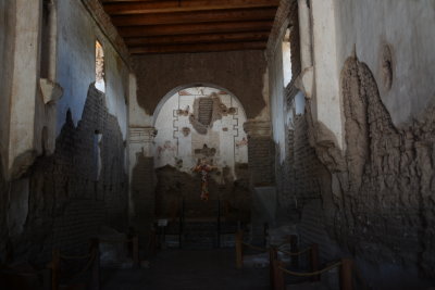 Inside the old mission