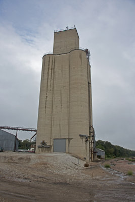 Milford, Nebraska Concrete Grain Elevator.